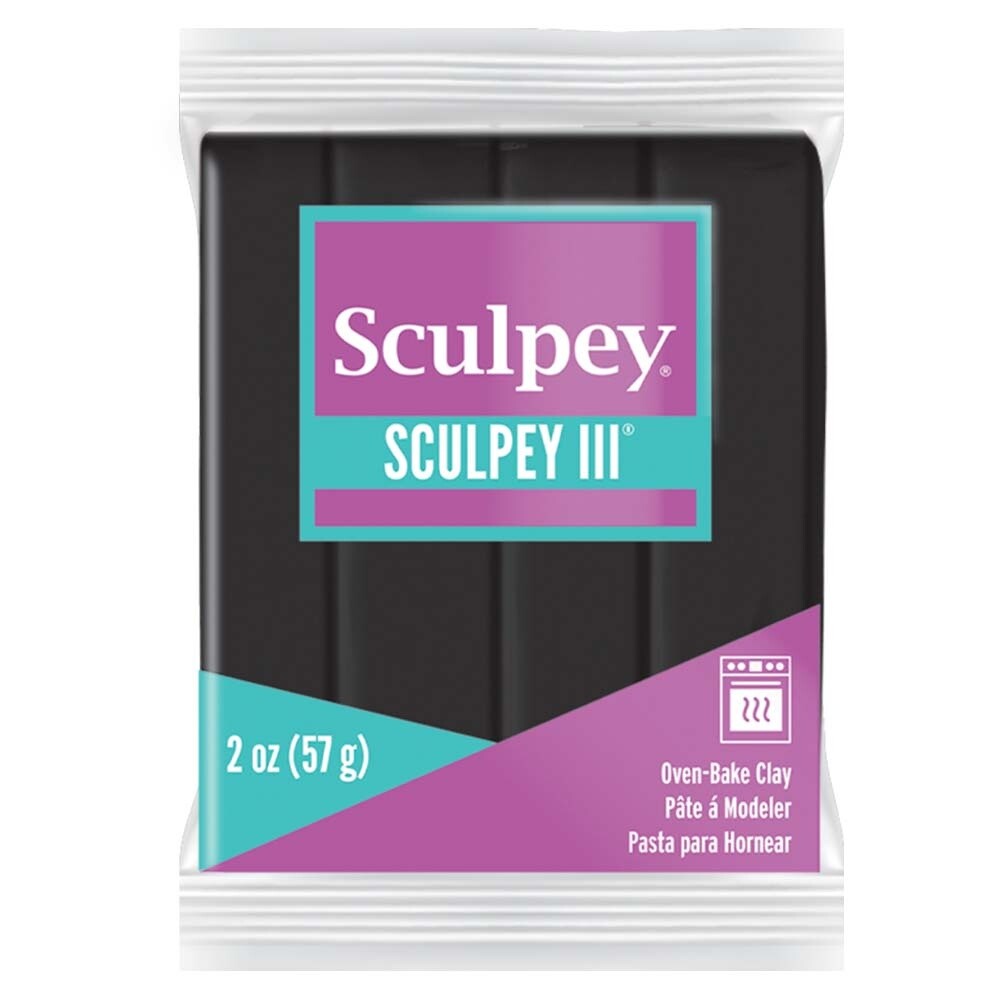 Sculpey III Polymer Clay 2oz Black