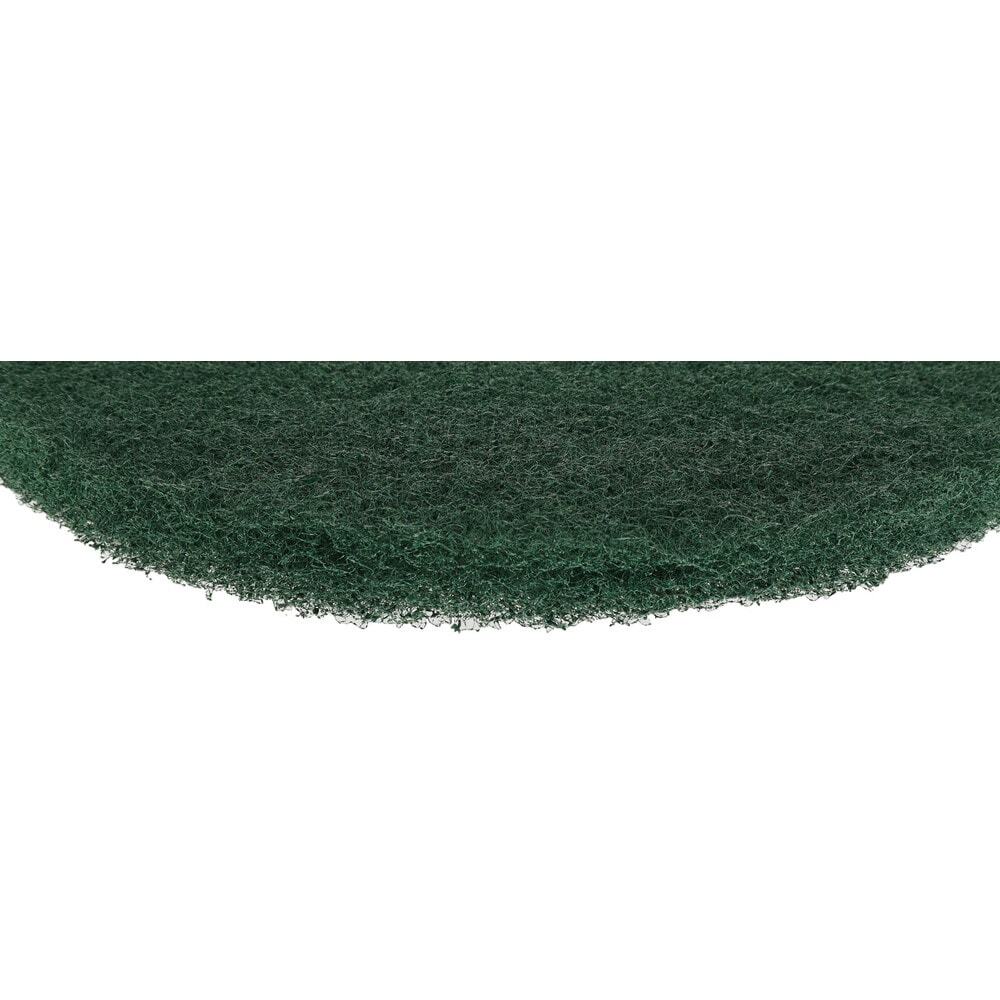 PRO SOURCE Floor Stripping Pads: 5 Pack, Green Coarse Polyester, 14" Diameter