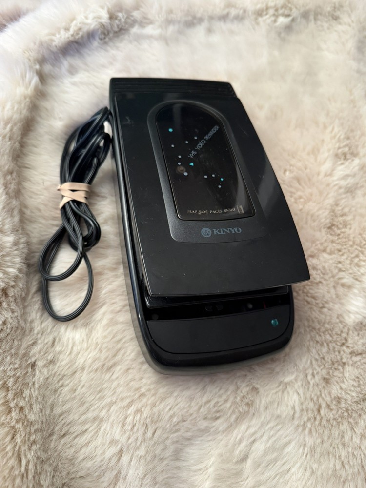 Kinyo Automatic Cassette Rewinder Working VCR Tested