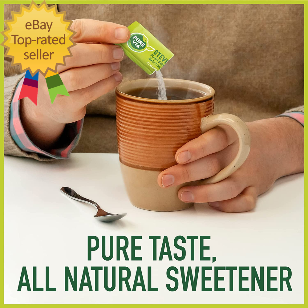 Stevia Sweetener 28.2Oz (800 Packets) easy to use and handle