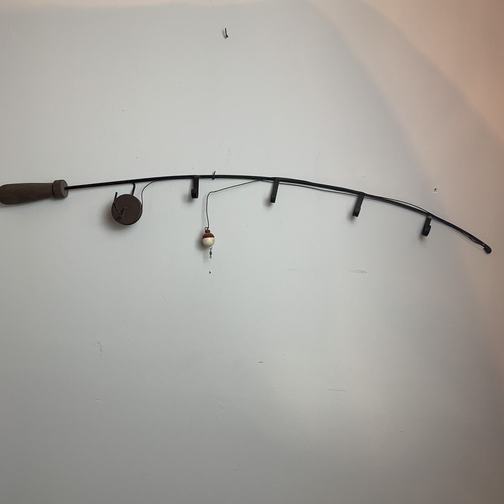 Rack Wall Hanging Fly Rod Shaped Unique