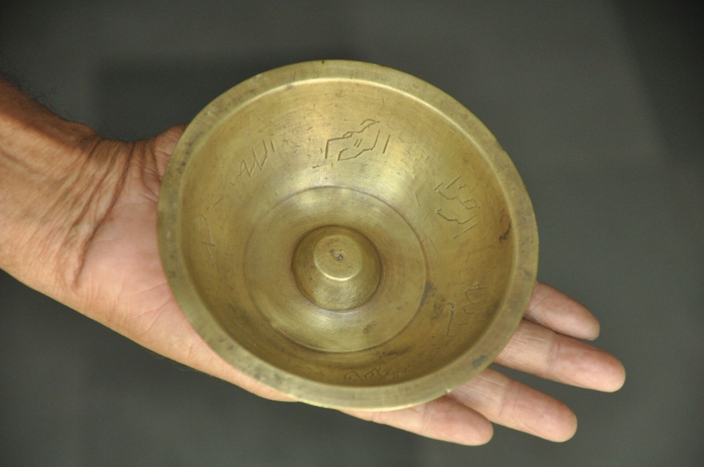 5 Pc Vintage Brass Solid Fine Quality Handcrafted Round Bowls