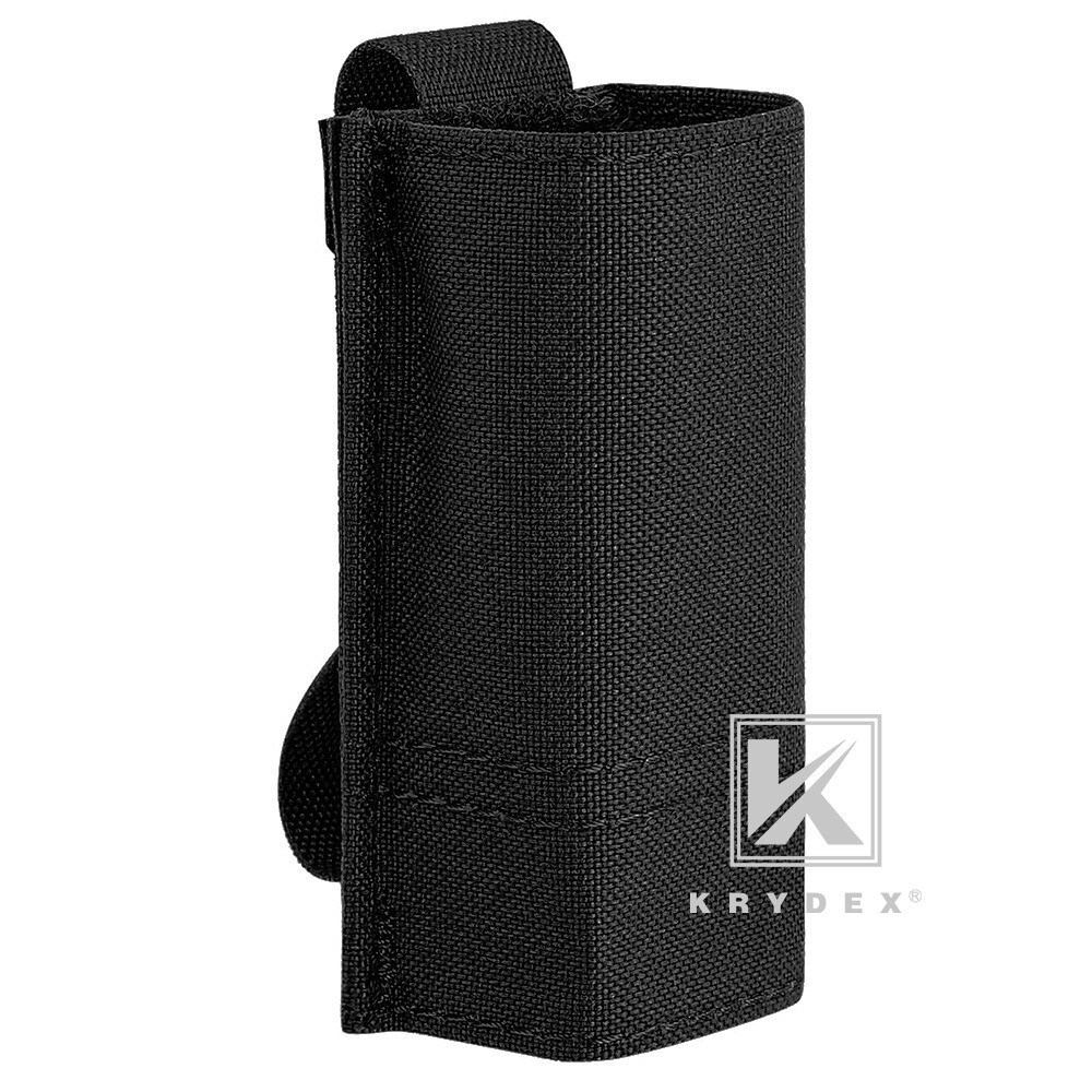 KRYDEX Tactical Double Stack Pistol Single Mag Pouch Belt / MOLLE Mounted Black