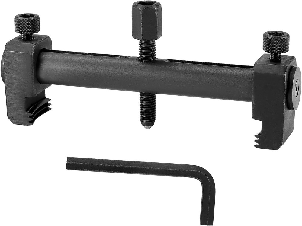 Universal Ribbed Drive Pulley Crankshaft Remover Tool Puller with Low Profile Ar
