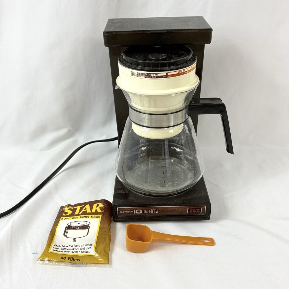 VTG Norelco Dial-a-Brew 10 Cup Coffee Maker Machine Automatic Drip