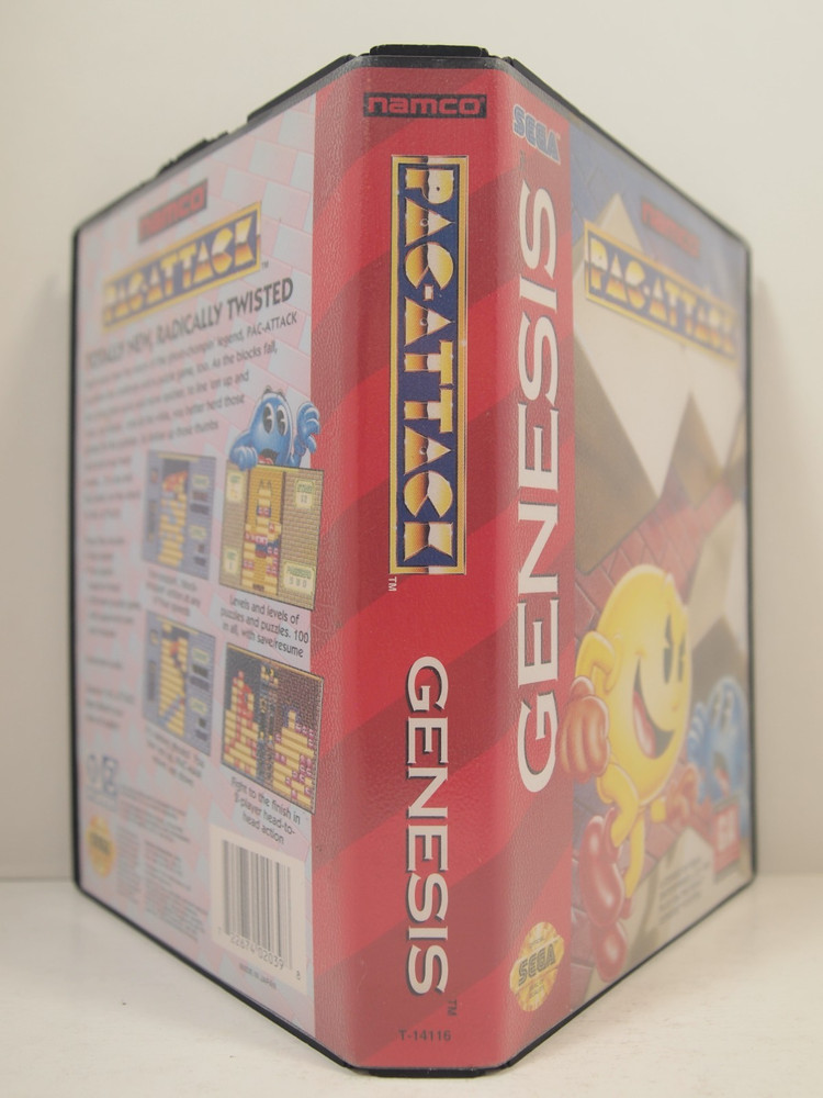 Pac-Attack Case (SEGA Genesis) Authentic BOX ONLY