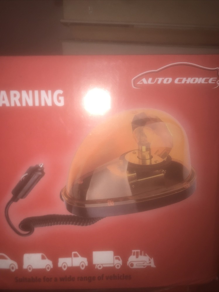 Auto Choice Magnetic Mount Amber Warning Beacon