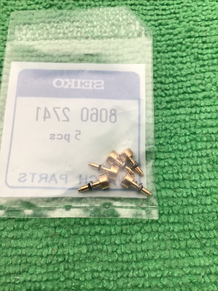Genuine Seiko 8060-2741 Button Push Button Watch Part (1 Piece)