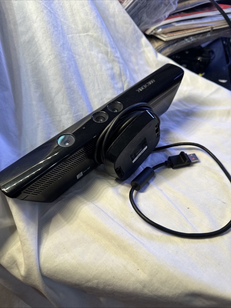 Genuine Microsoft Xbox 360 Kinect Connect Black Sensor Bar interactive gaming
