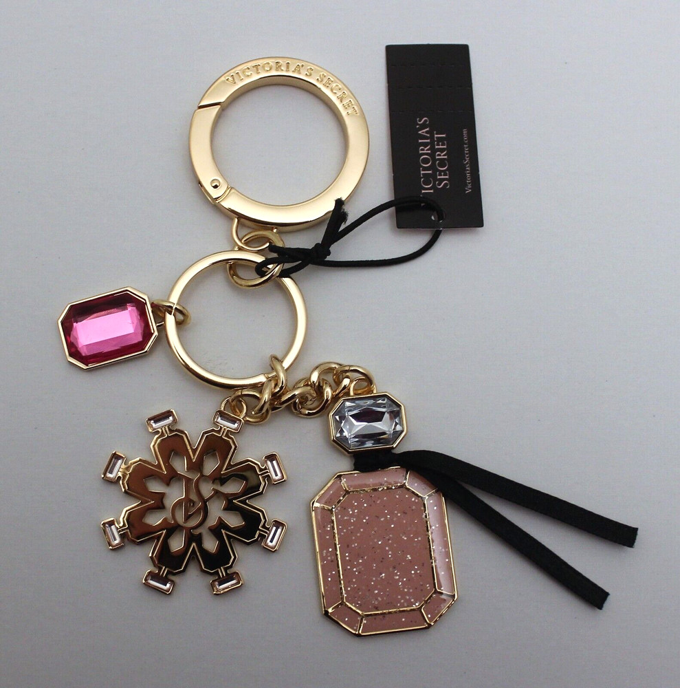 Victoria's Secret Keychain Key Ring - Bombshell Snowflake