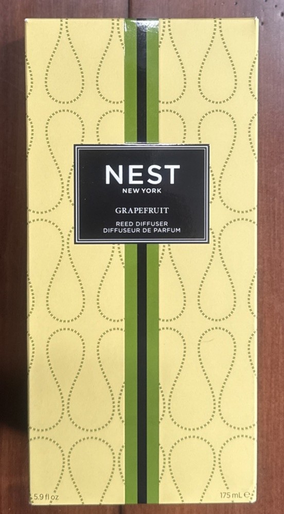 New NEST Grapefruit Reed Diffuser De Perfum 5.9 oz/175 ml