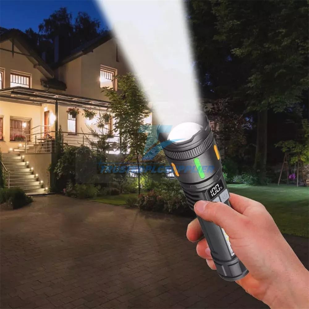 4 x 99000000 Lumens Super Bright LED USB Flashlight Rechargeable Work Light US