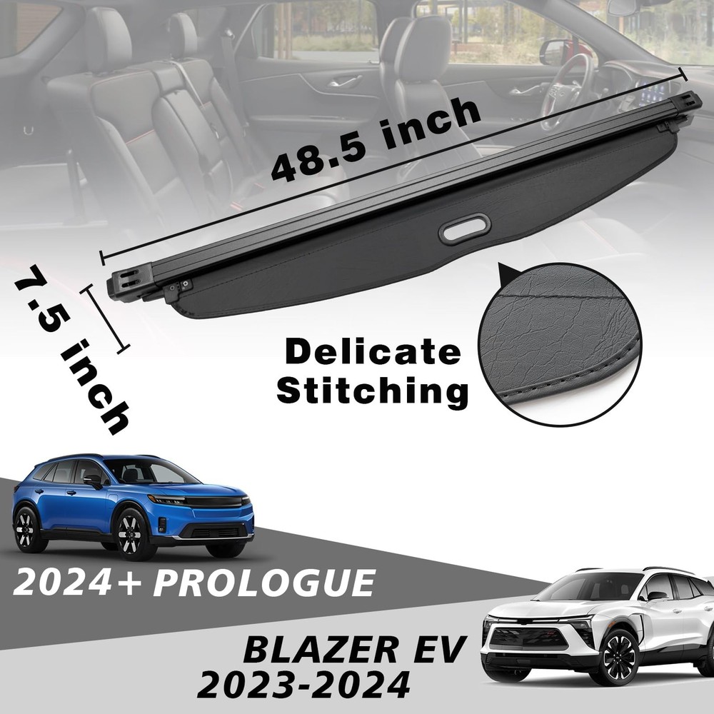 BestEvMod Retractable Trunk Cargo Cover Compatible with Chevy Blazer EV 2026 ...
