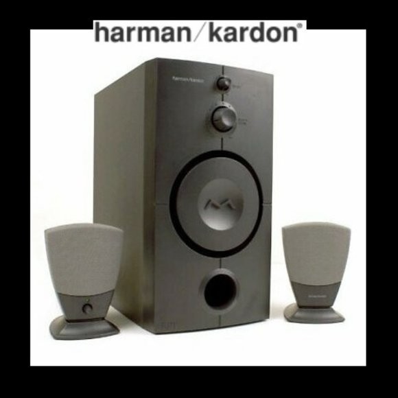 Harman Kardon 3-Pc System Speakers with Subwoofer, Satellite Computer Desktop