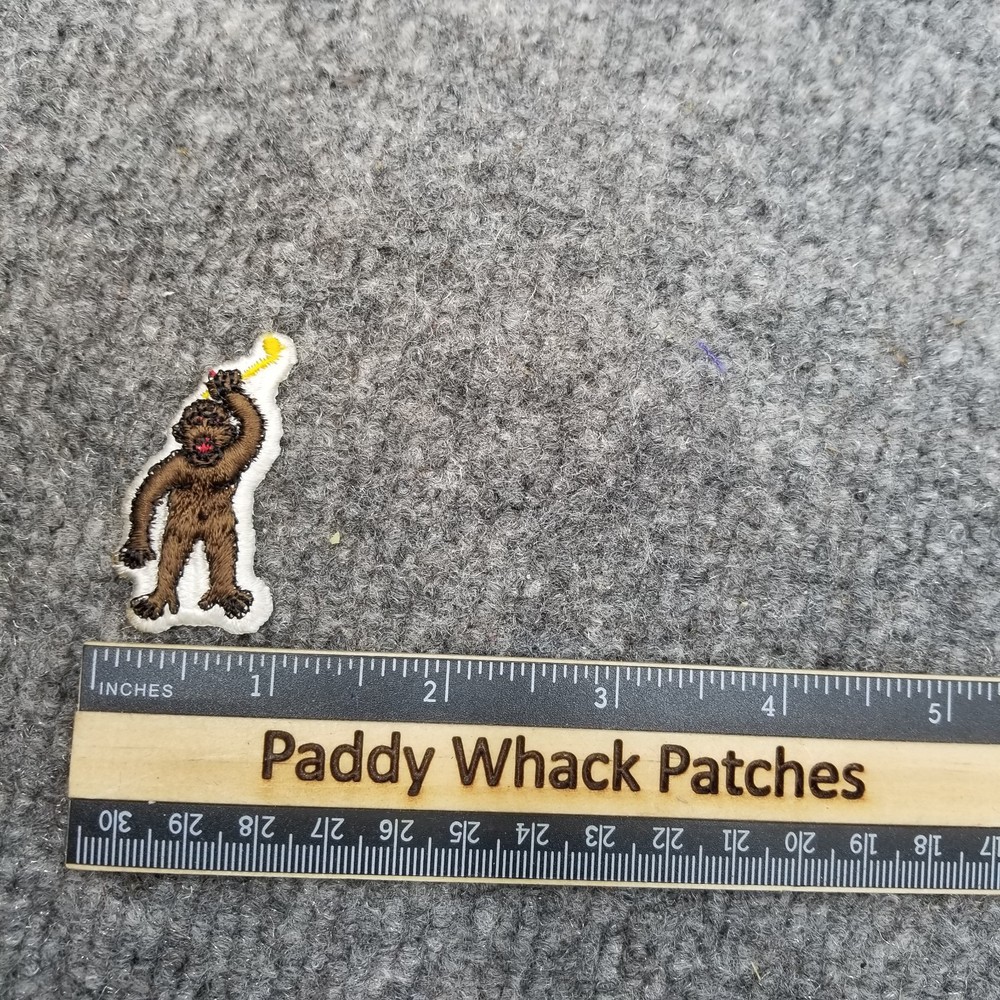 Vintage Monkey Holding Golf Club Patch AE1