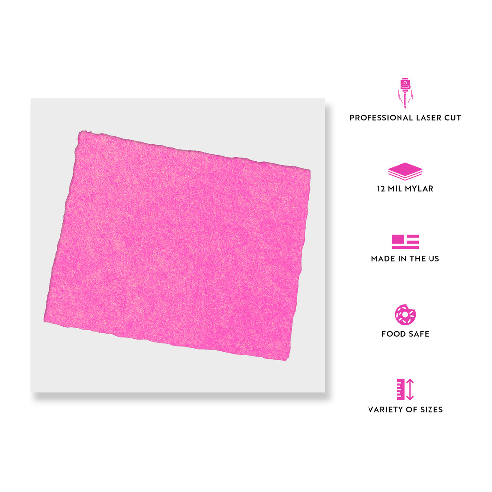 Wyoming State Stencil - Durable & Reusable Mylar Stencils