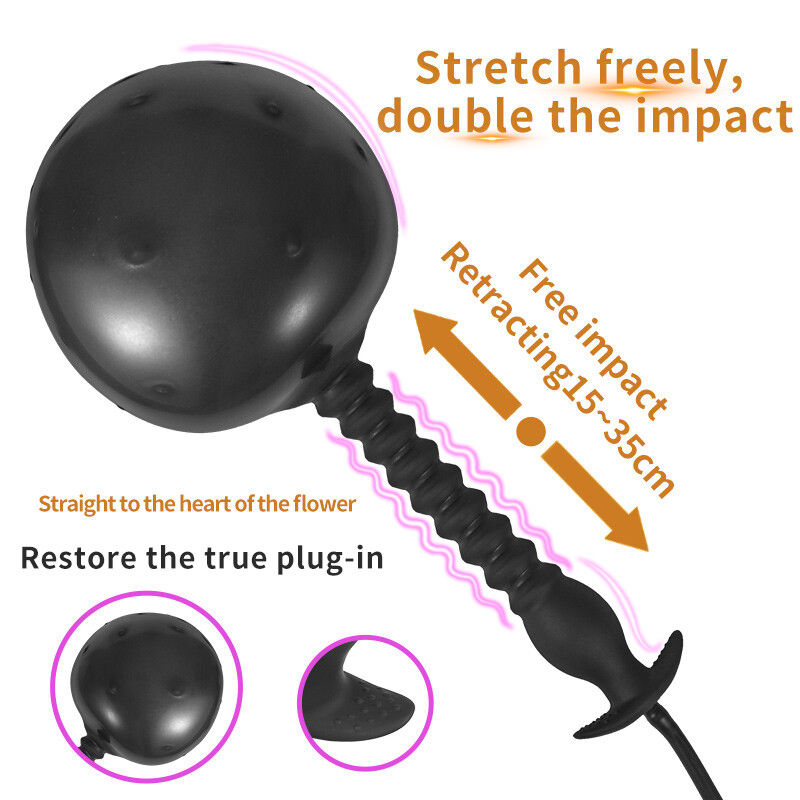Silicone Spreader Dilator Expander Plug Inflatable Extreme Chastity for Couple
