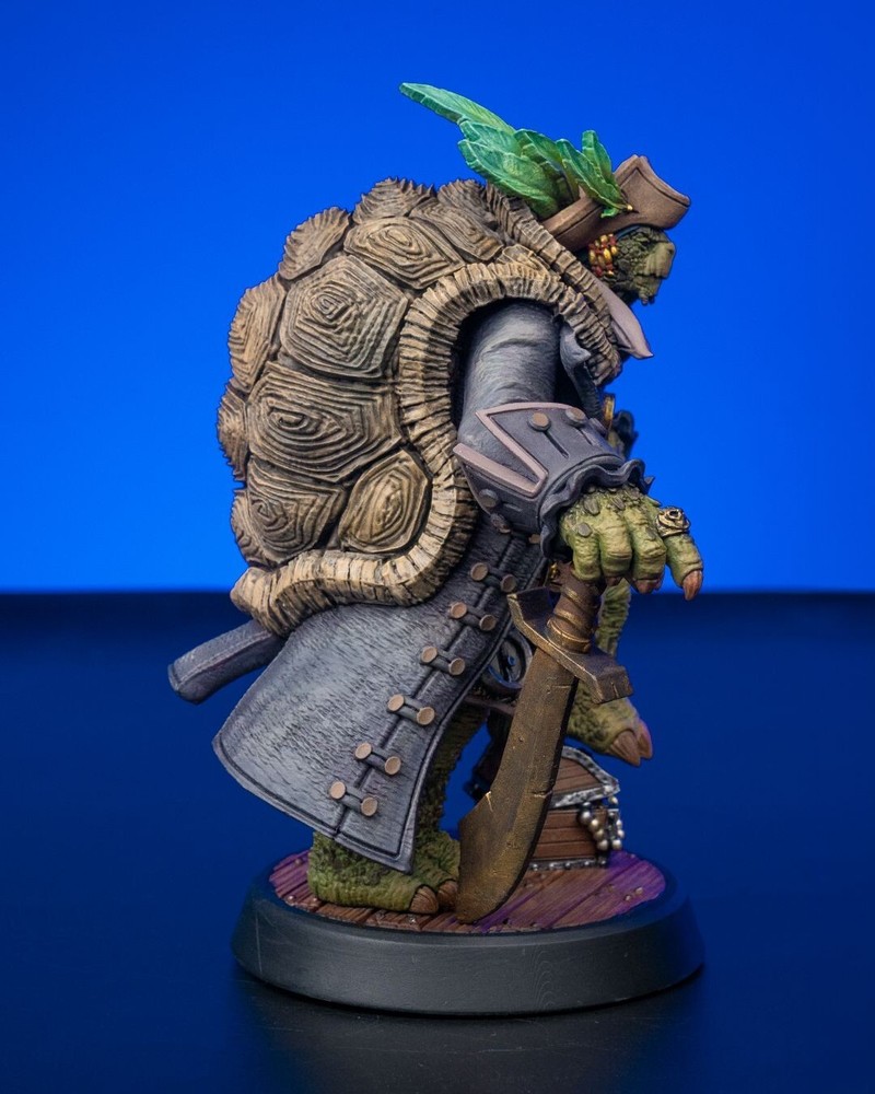DnD Pirate Tortoise Krog 32mm Scale (unpainted)