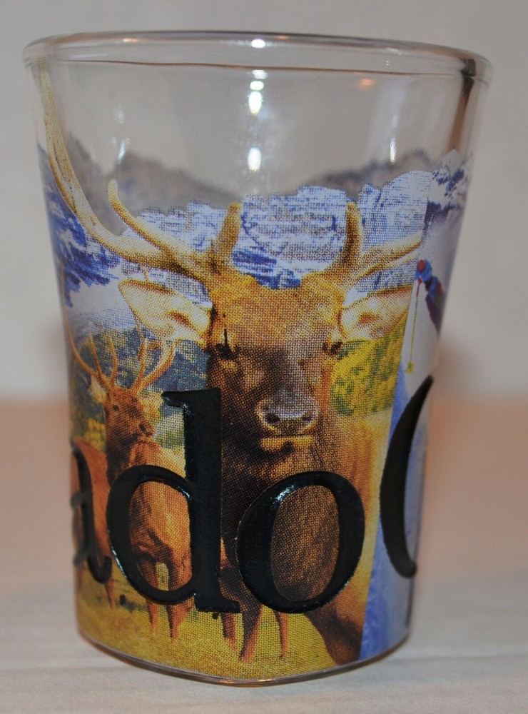 COLORADO RAISED SHOT GLASS
