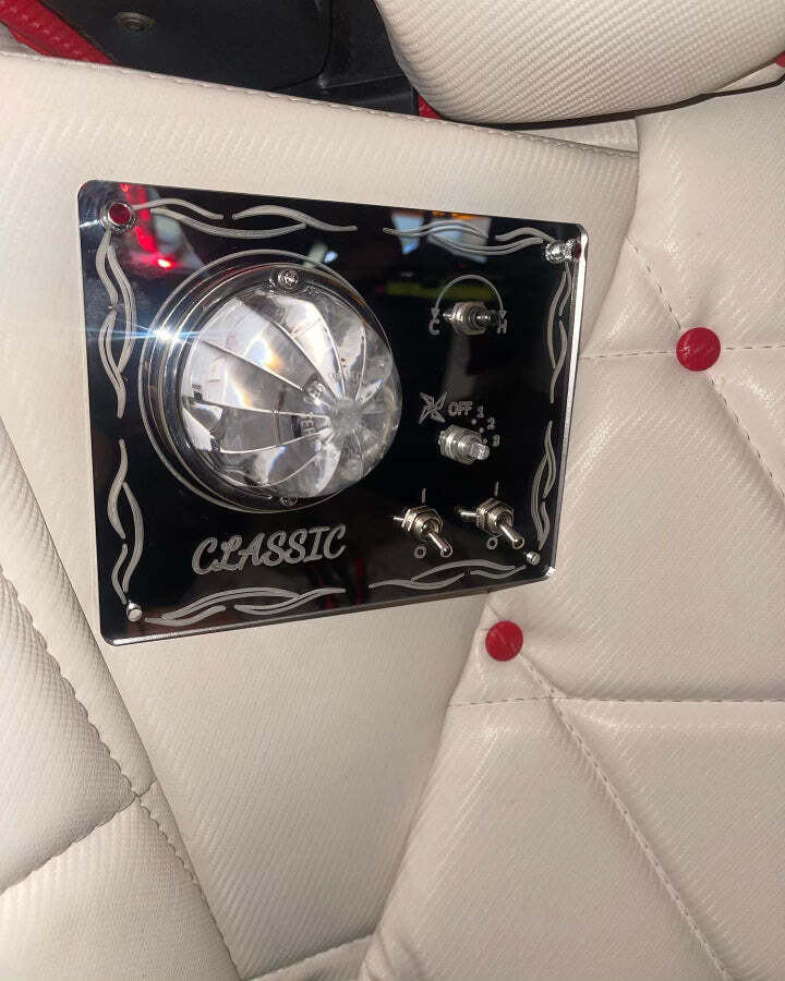  Classic Sleeper AC Control Panel White Led Lights Color  