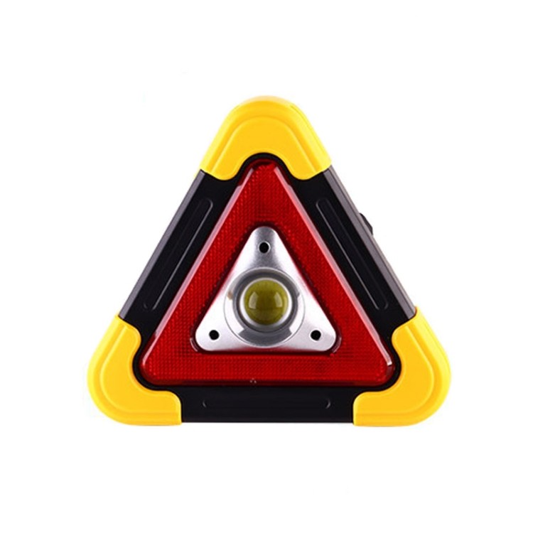 Car Emergency Reflective Triangle Warning Light Tripod, 3x AA Battery Powered