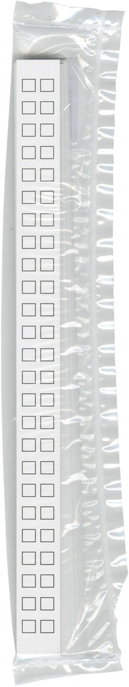 Pako Blank Code Cards 25/Pkg-Needle And Floss