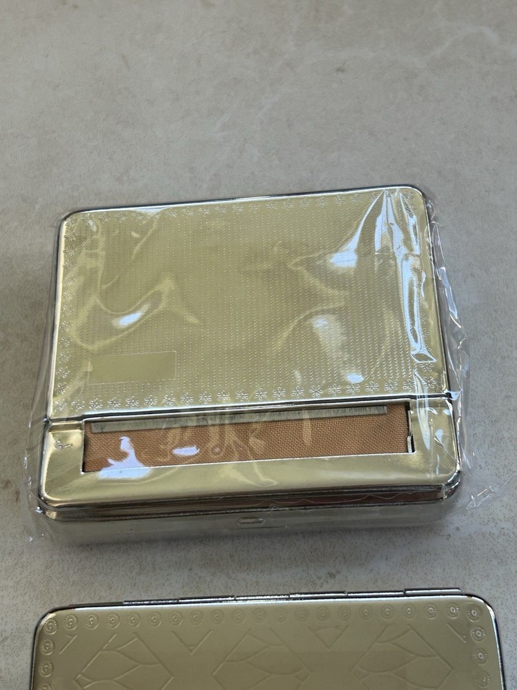 2 Chrome Automatic Tobacco Rolling Box 2 Different Designs