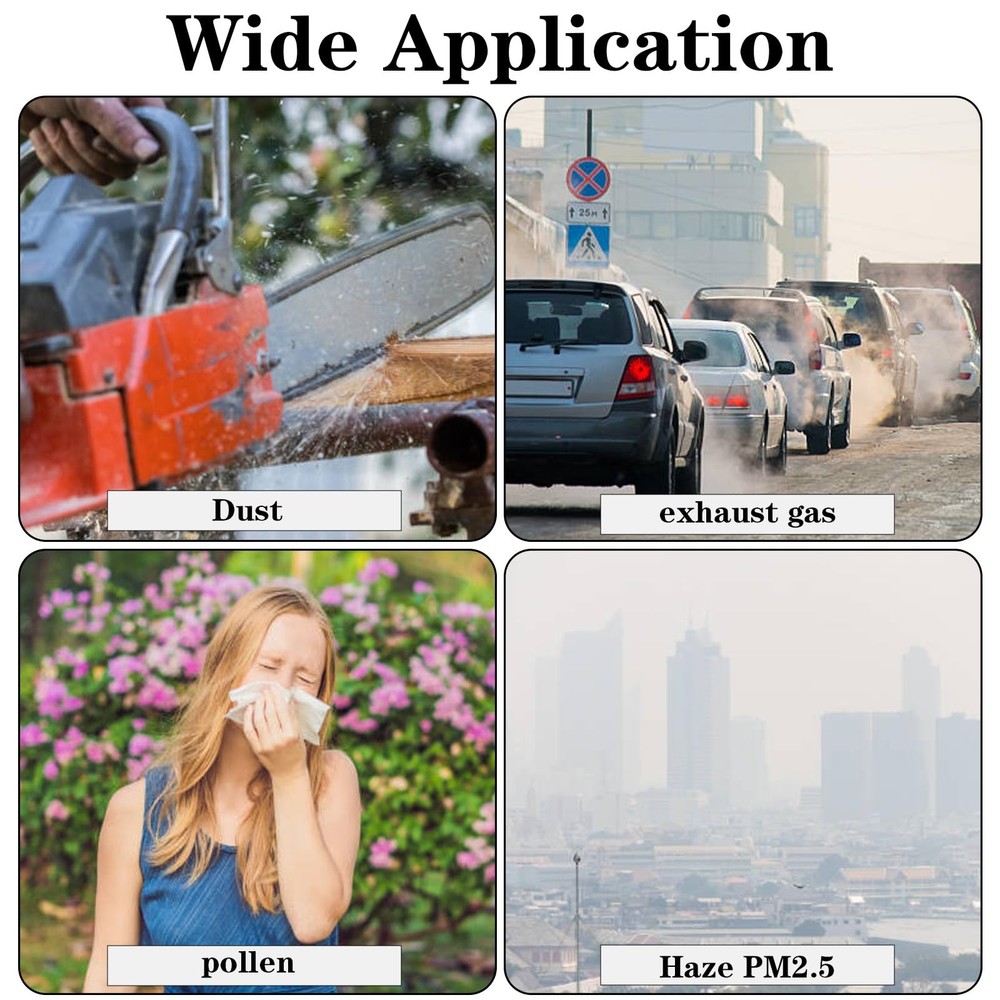 ElevateTech 50Pcs Nose Plug Filter, Disposable Filter onesize, Black