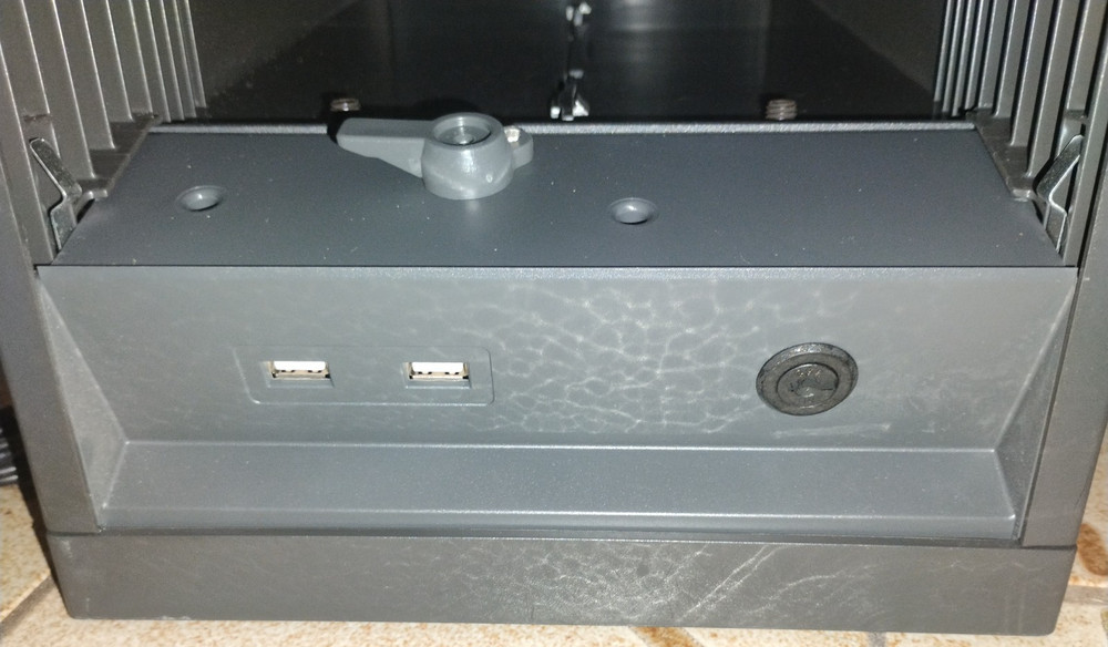 Steelcase DSPC personal safe locking console Desk Office storage valuables USB