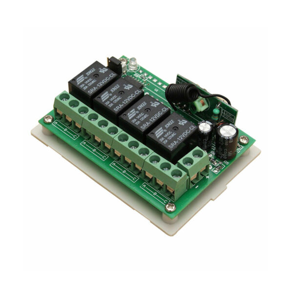 DC 12V 4CH 200M Wireless Remote Control Relay Switch 2 Transceiver + Receiver
