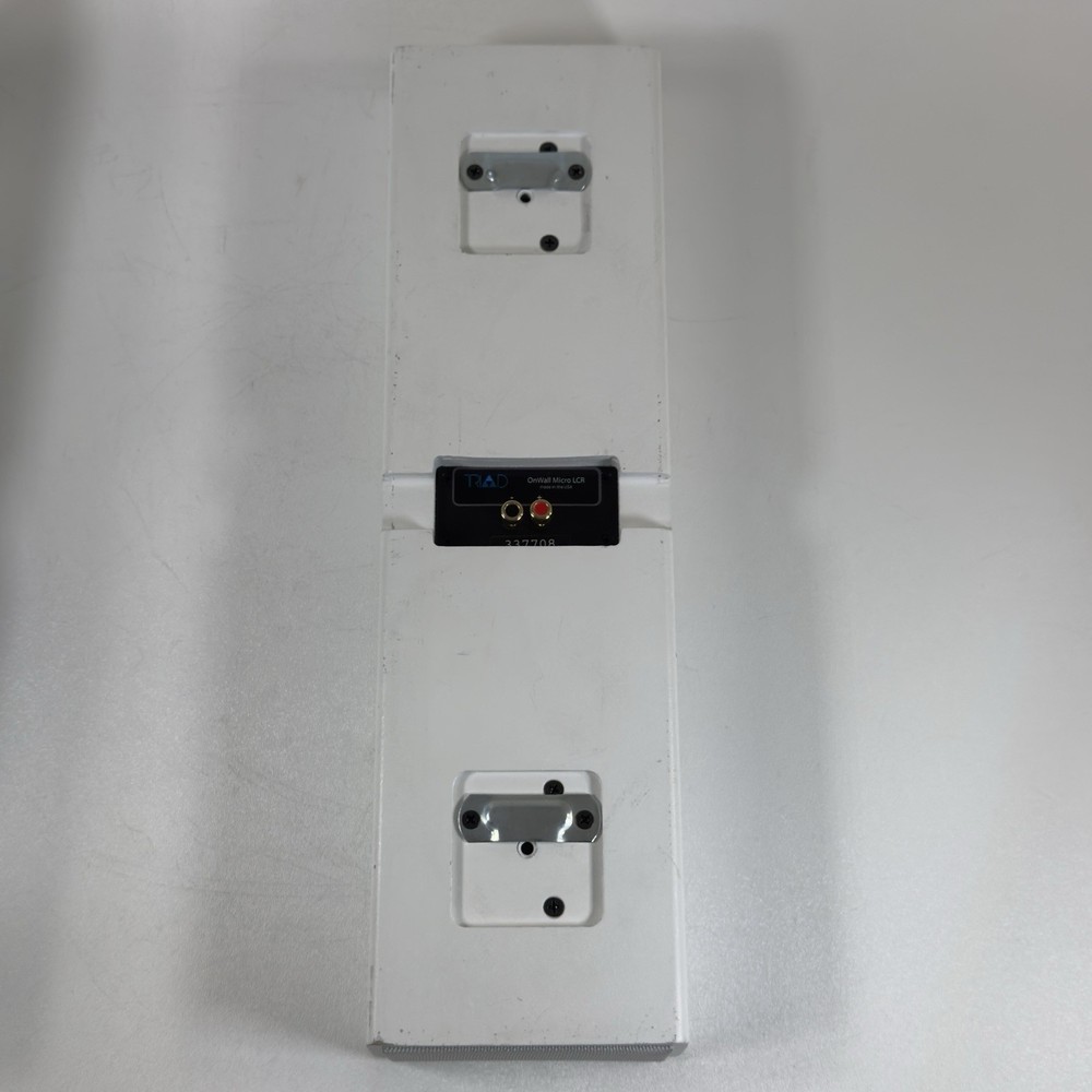 Triad onWall Micro LCR Speaker White USA Made Works
