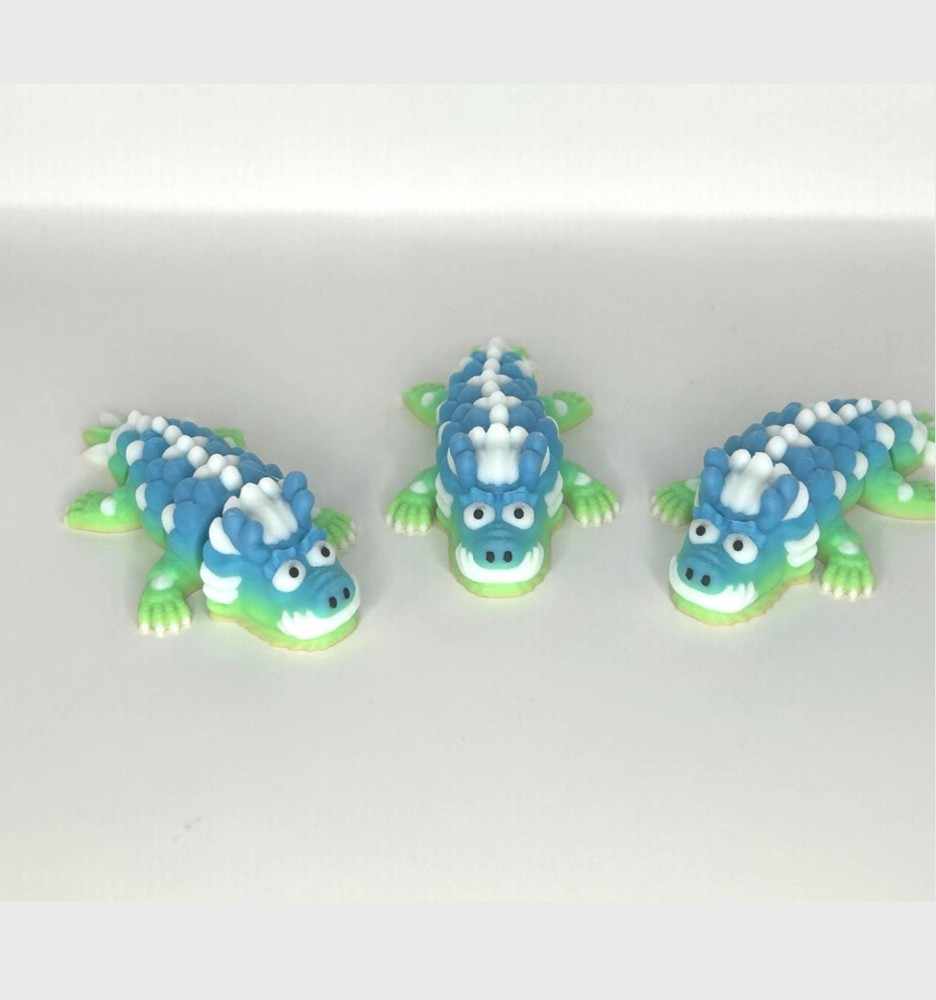 3D Printed Jiggle Pet Traditional Dragon