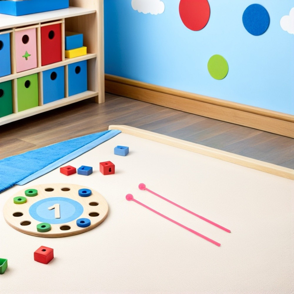 2 Pairs Marimba Mallets Medium Ethereal Drumsticks With Plastic Handle Musical