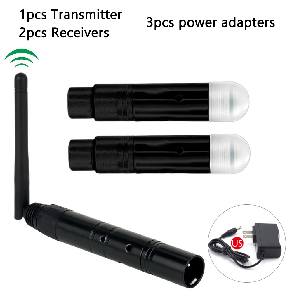 2.4G ISM Recharge Battery Wireless DMX Controller XLR Receiver Transmitter
