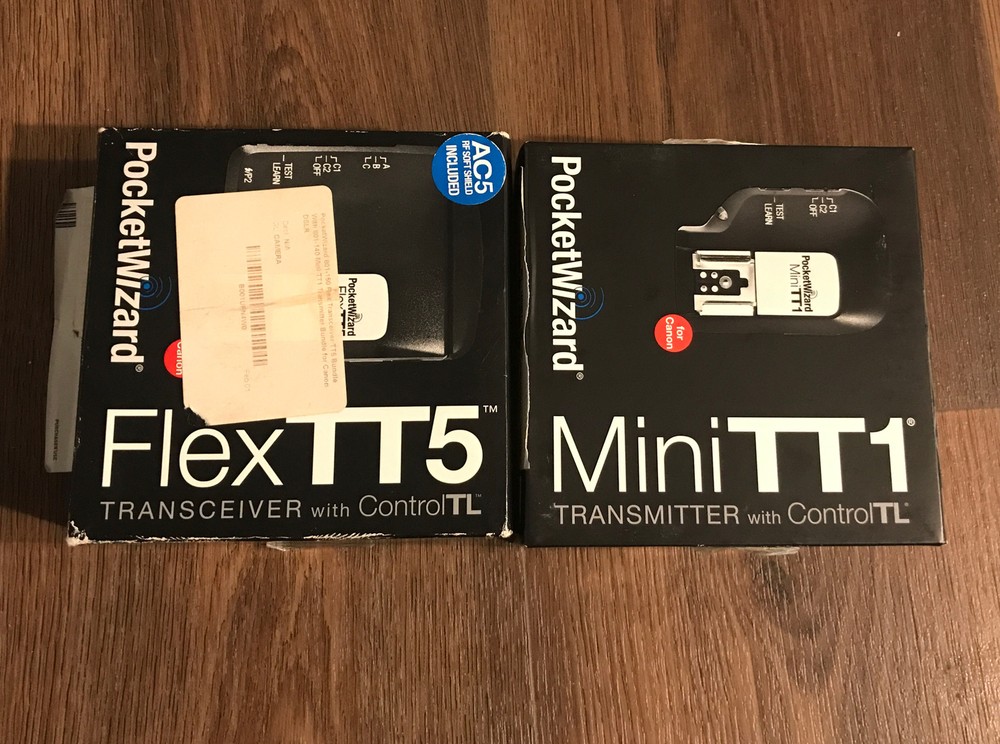 PocketWizard Flex Transceiver TT5 Bundle W/mini TT1 Transmitter for Canon DSLR