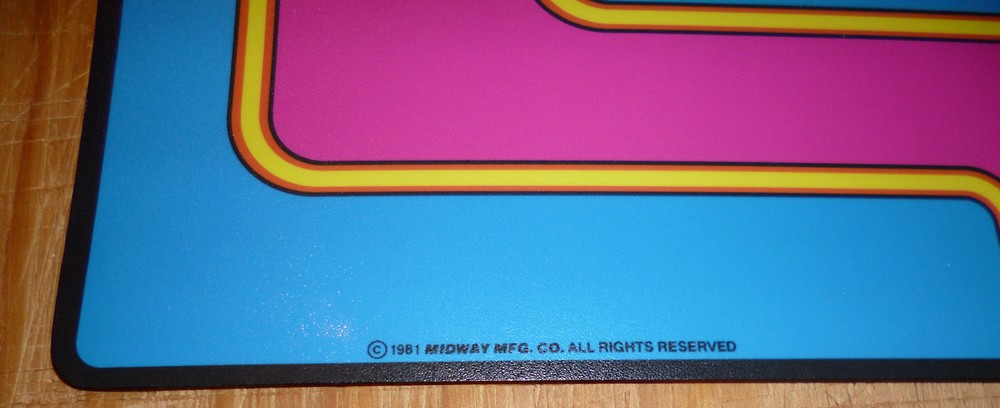 Ms Pac Man Control Panel Overlay CPO