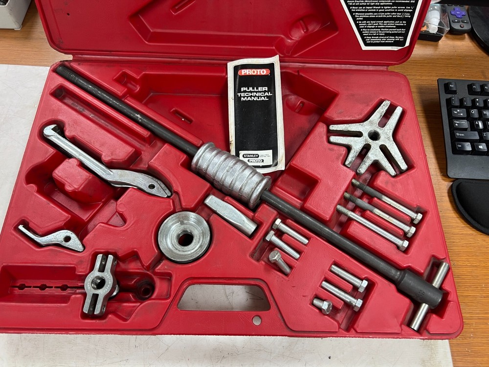 👀 PROTO 6 TON PULLER SET FULL INTERCHANGE SYSTEM 4289B - FLAW - MISSING PIECES