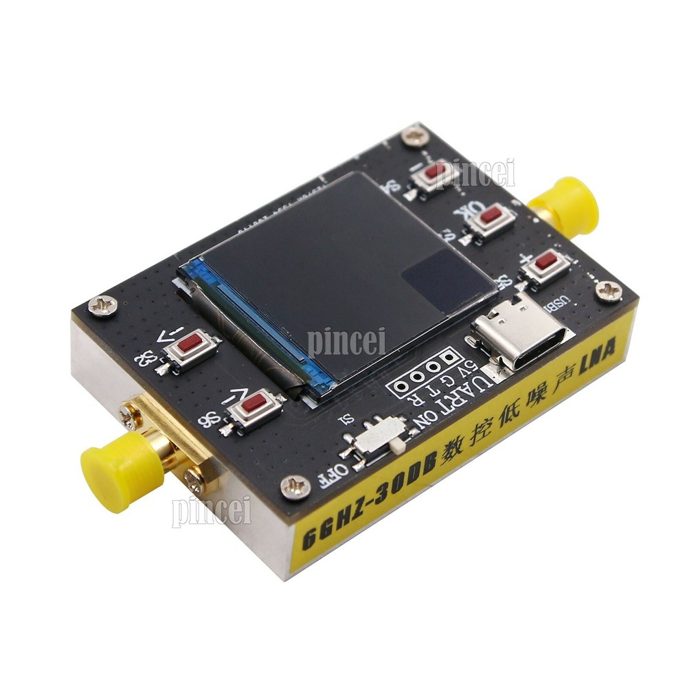 20MHz-6GHz Programmable Gain Amplifier 31.75DB Dynamic Range w/ Aluminum Shell