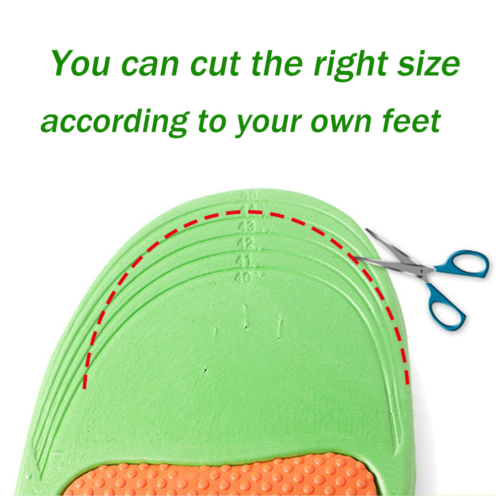 Orthotic Insoles Shoe Inserts Pad Heavy Duty Arch Support Replacement Inner Sole