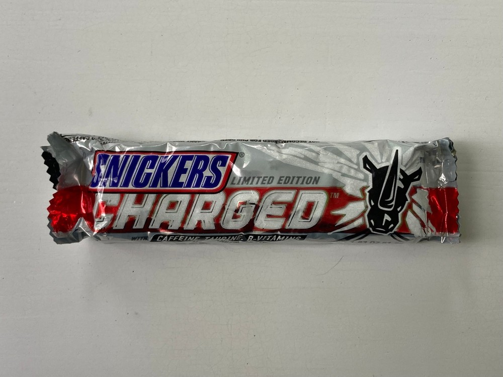 Unopened Snickers Charged Caffeinated Candy Bar (2008 Limited Edition)