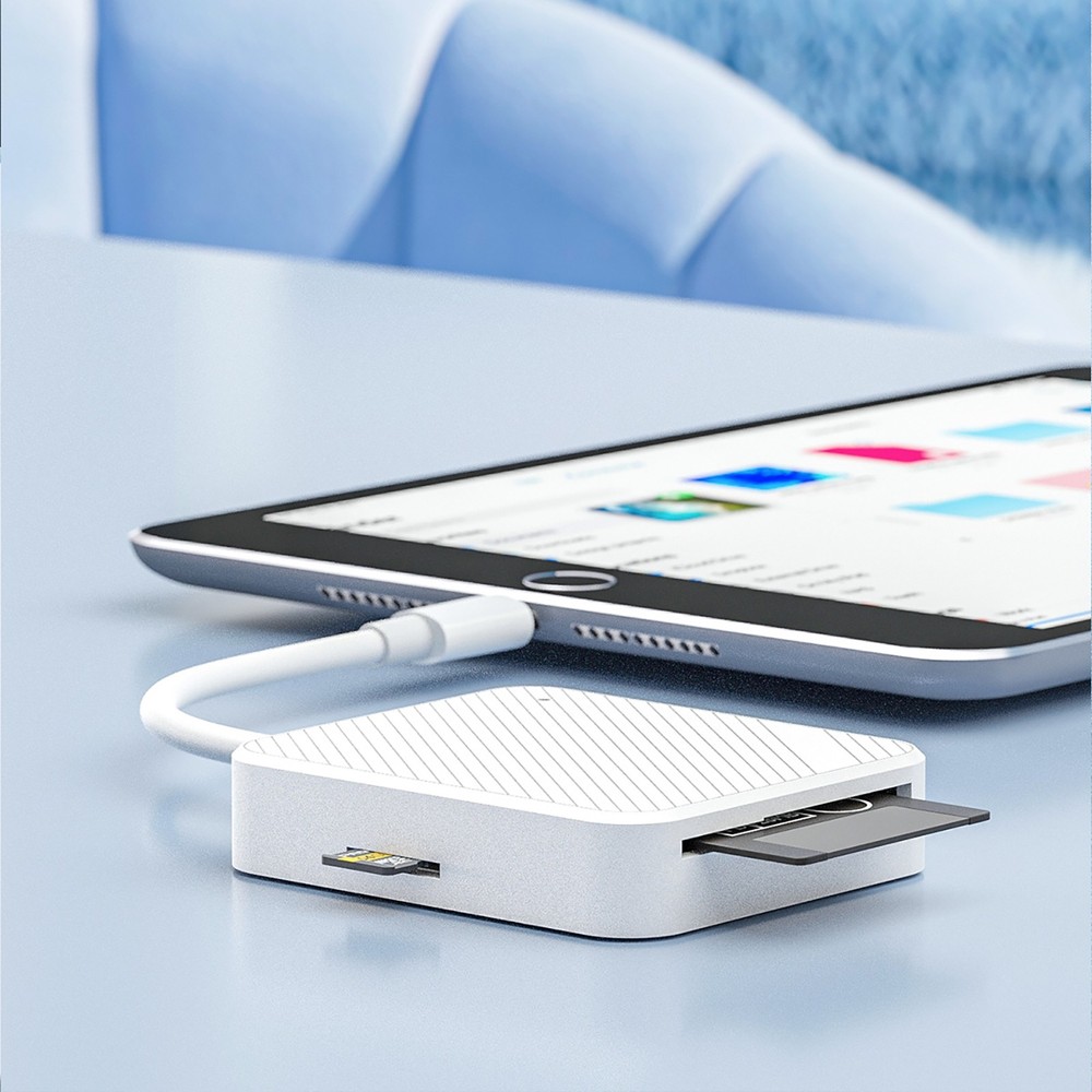 4 in 1 Type-C USB-C Smart Media M2 SD XD Card Reader Adapter For iPhone Android