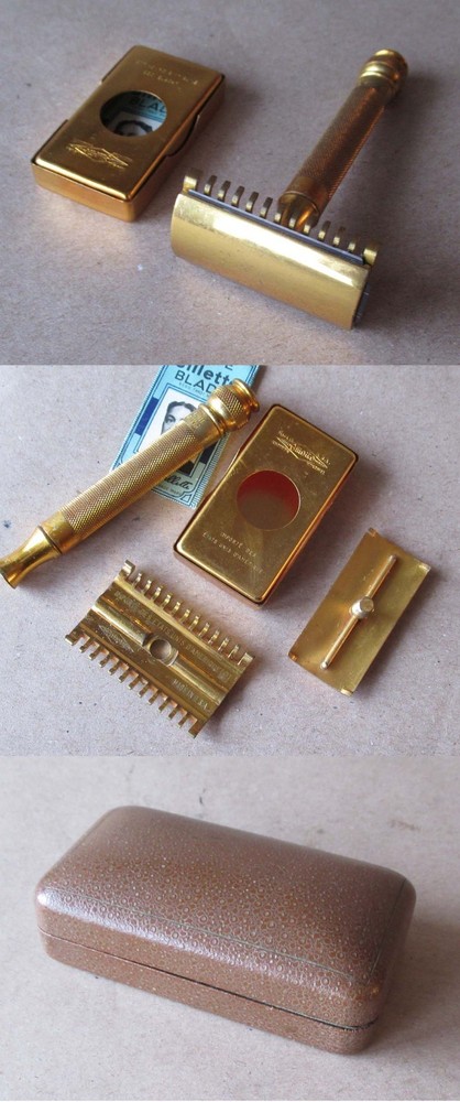 ANTIQUE LUXURY SAFETY RAZOR GILLETTE