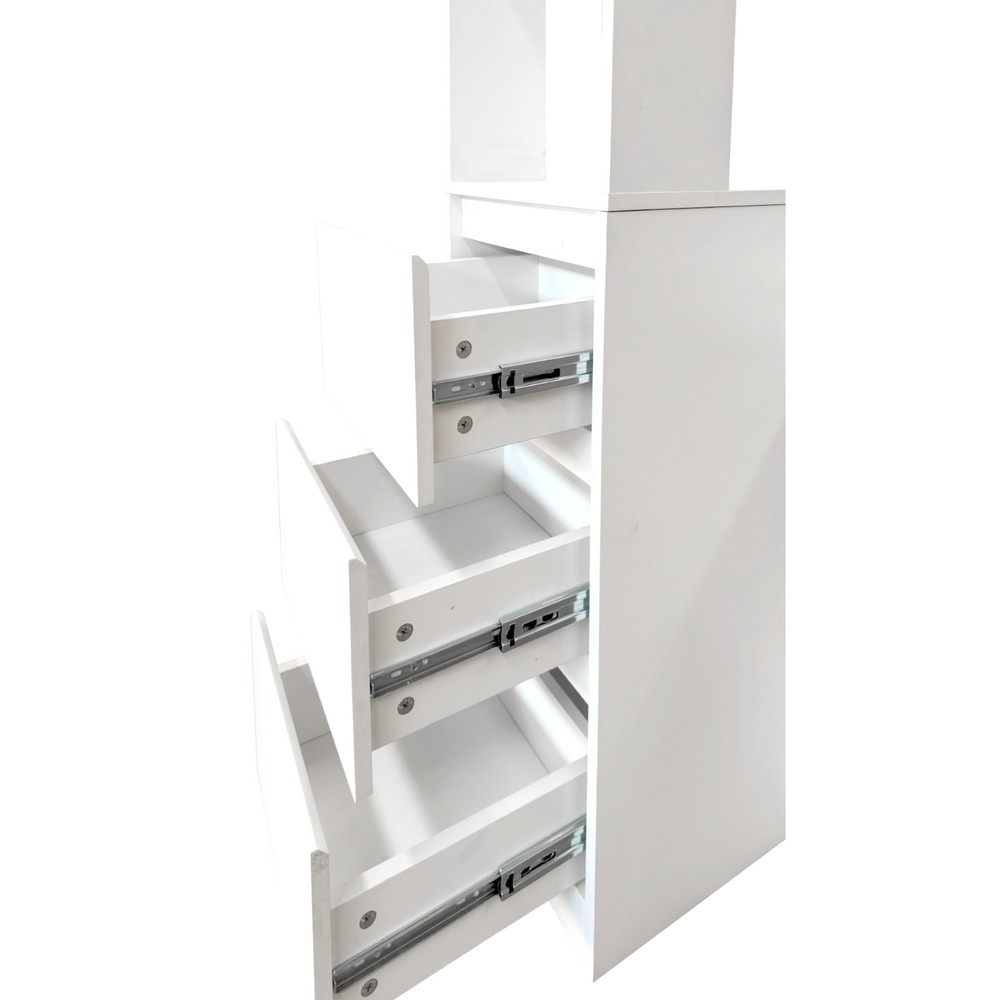 70.87"H Tall Storage Cabinet w/ Multi-functional storage space for Hallway