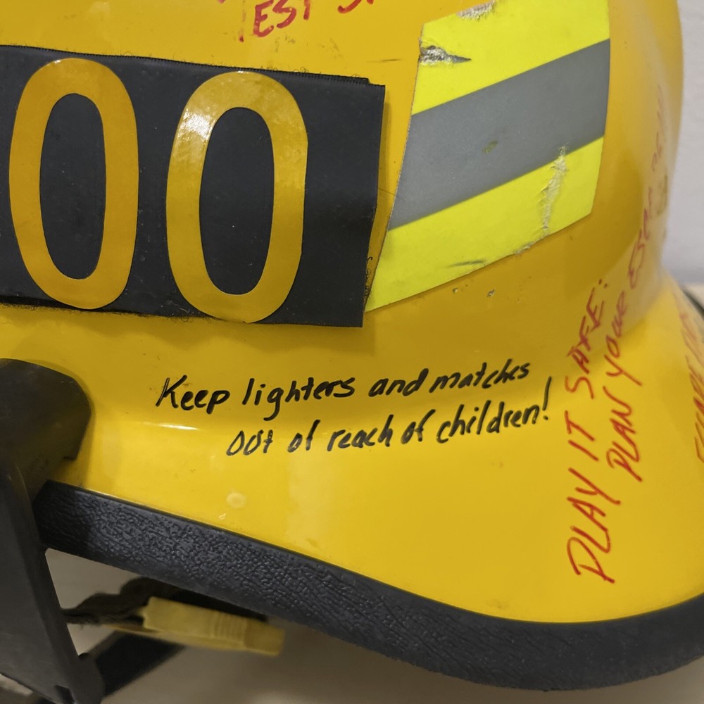 CAIRNS MODEL 990 FIREMAN'S HELMET, YELLOW With Face Shield
