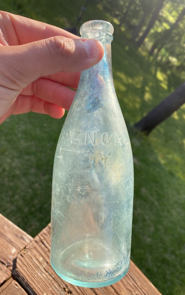 Bengal Bluing , blown bottle, Aqua 1890s