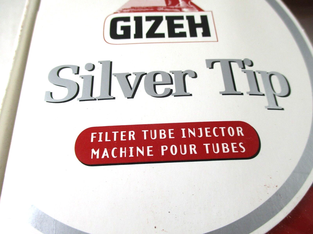 GiZEH Silver Tip tobacco, cigarette rolling machine with lever