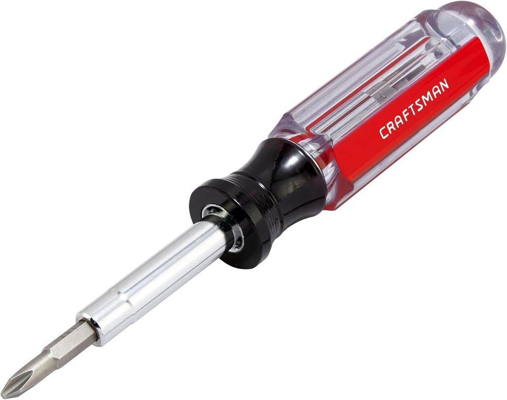 Screwdriver Multi-Bit Set, 6 in 1, Acetate Handle (CMHT66052)