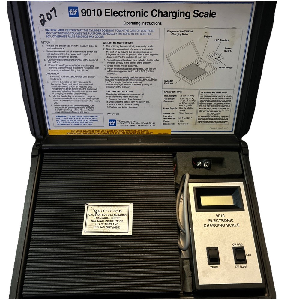 Tif 9010 Electronic Charging Scale