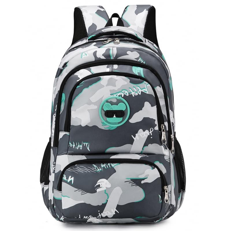 Backpack for Boys Student Camouflage Backpack Kids School backpack Large Capa...