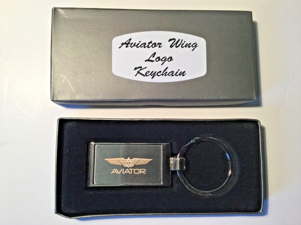 Aviator Wing Solid Keychain. GREAT GIFT IDEA! PILOT, helicopter, airplane